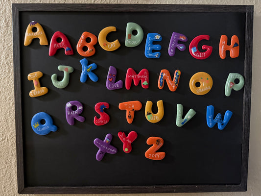 Alphabet magnet set
