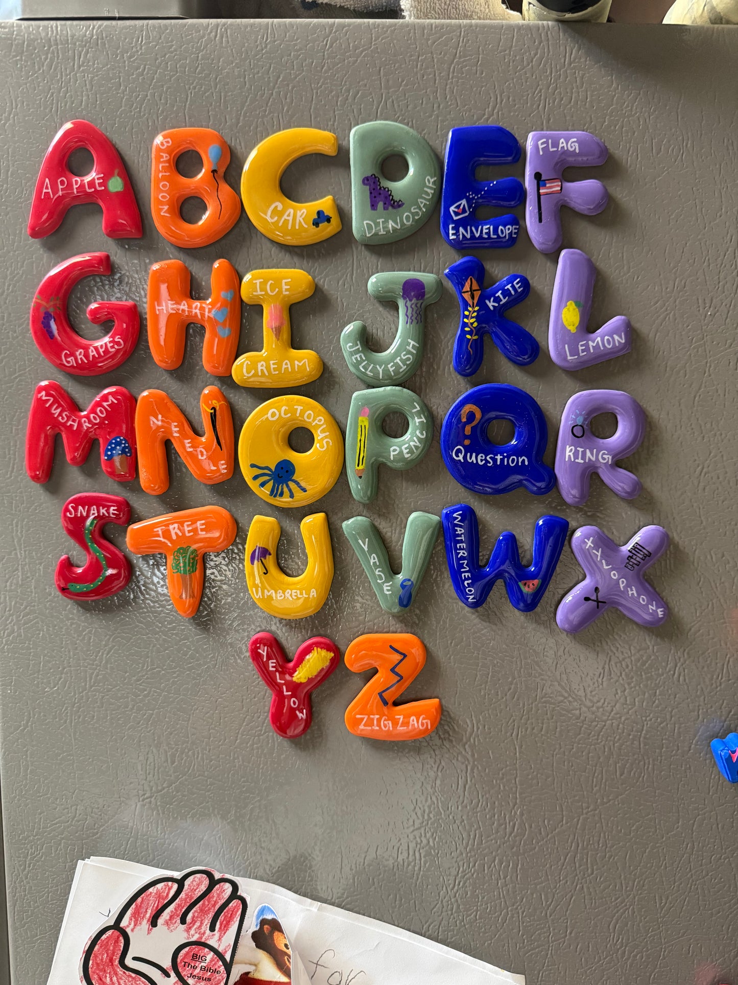 Alphabet magnet set