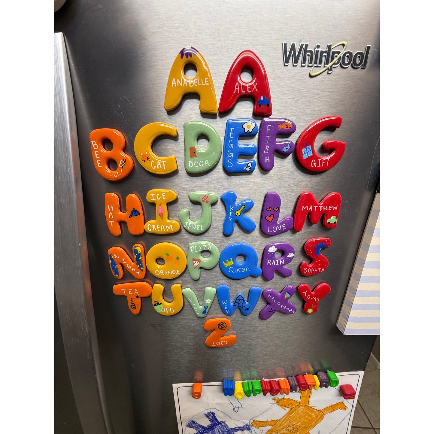 Alphabet magnet set