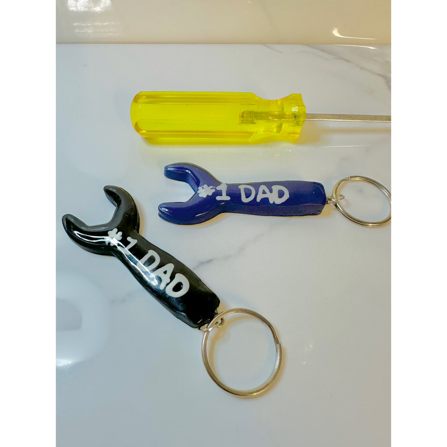 #1 dad Key chain