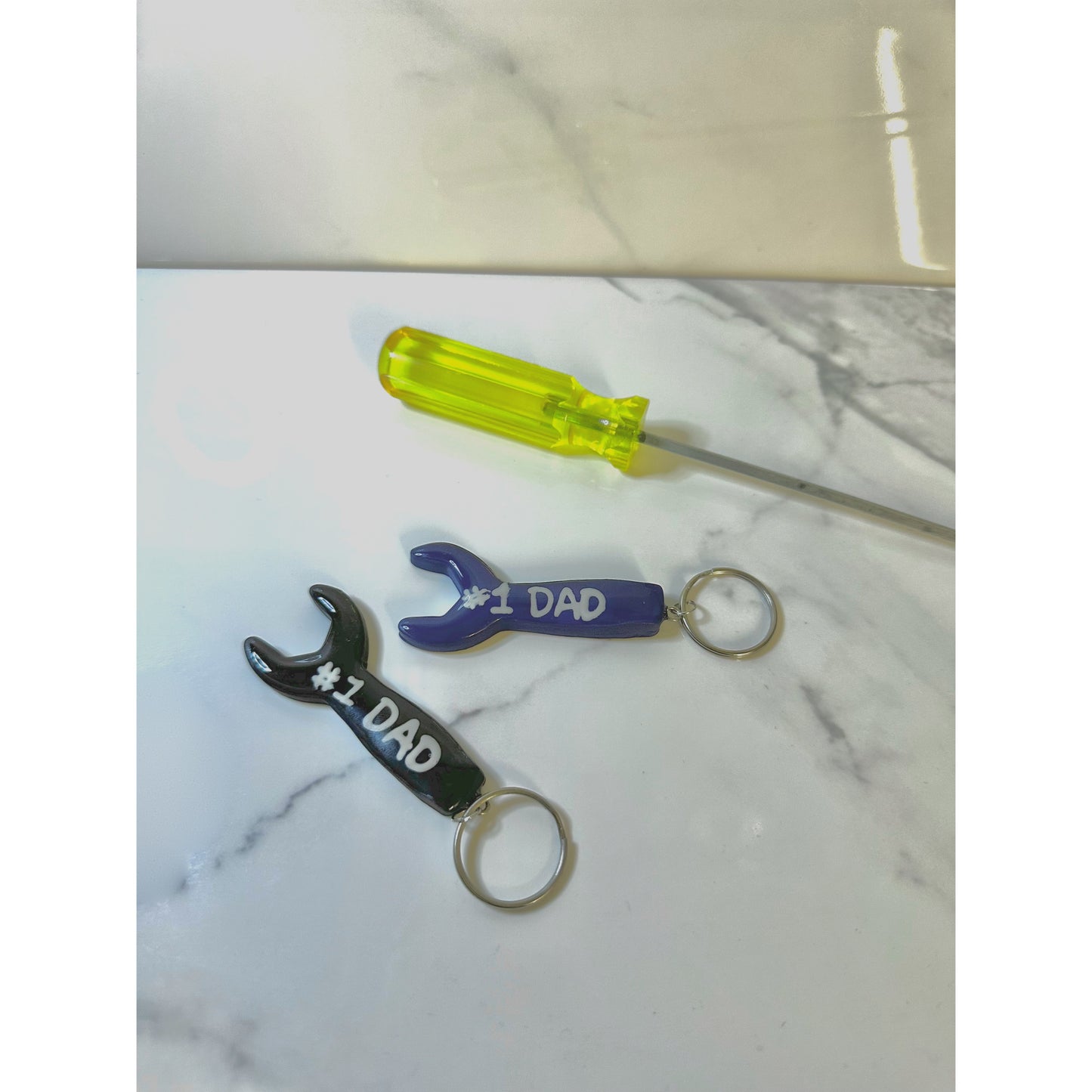 #1 dad Key chain